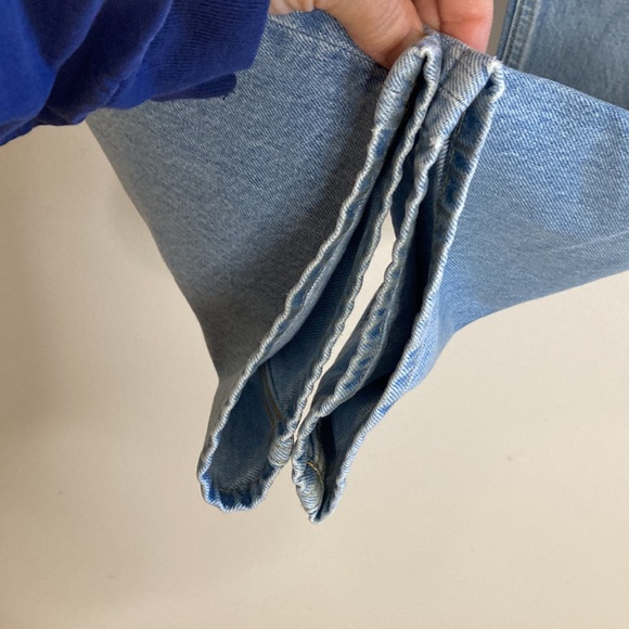 Everlane The 90s Cheeky Jean Womens 31 Ankle Light Blue High Waist Straight Leg - Picture 8 of 13